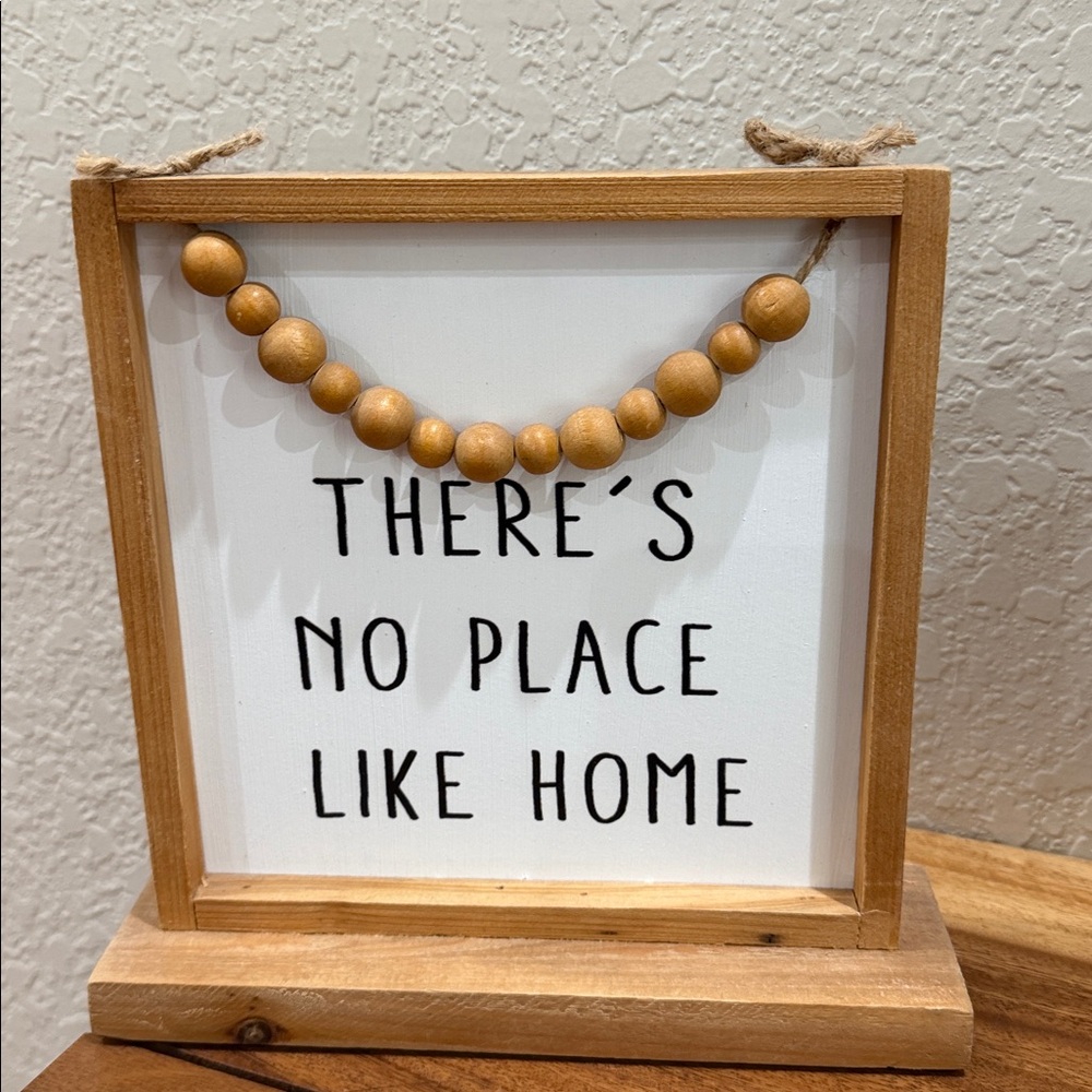 Wooden sign